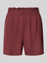 Shorts mit elastischem Bund von Pieces Rot - 34