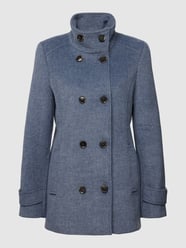 Jacke mit doppelreihiger Knopfleiste von Christian Berg Woman Selection Blau - 23