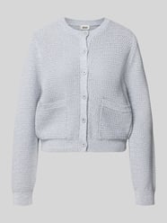 regular fit gebreid jack met opgestikte zakken model 'Biaphy' van DRYKORN - 1