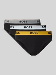 Slip van katoenmix in set van 3 model 'BRIEF 3P POWER' van BOSS - 8
