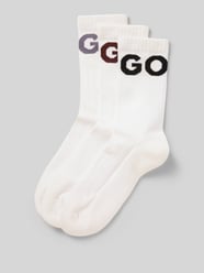 Socken aus Baumwoll-Mix im 3er-Pack Modell 'ICONIC' von HUGO - 4