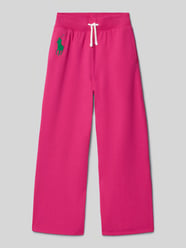 Regular Fit joggingbroek van katoenmix van Polo Ralph Lauren Teens - 40