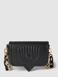 Umhängetasche mit Label-Details Modell 'EYELIKE' von Chiara Ferragni Grau / Schwarz - 6