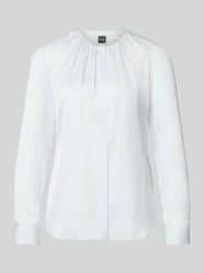 Regular Fit Langarmbluse aus Seiden-Mix Modell 'BANORAH' von BOSS - 29
