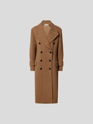 Wollmantel mit Pattentaschen von Victoria Beckham Braun - 38