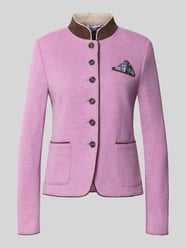 Blazer aus Woll-Mix mit Einstecktuch von White Label Pink - 2