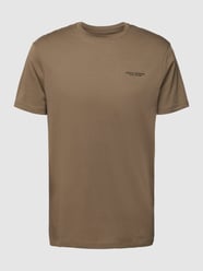 T-Shirt mit Label-Detail von ARMANI EXCHANGE Beige - 37