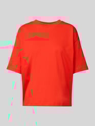 Oversized T-Shirt mit geripptem Rundhalsausschnitt von Jake*s Casual - 8