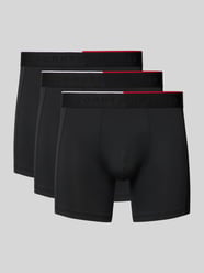 Boxershorts mit elastischem Label-Bund im 3er-Pack von Tommy Hilfiger Schwarz - 11