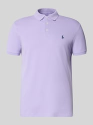 Costum slim fit poloshirt van katoenmix van Polo Ralph Lauren - 3