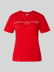 t-shirt o kroju regular fit z czystej bawełny od Tommy Hilfiger - 39