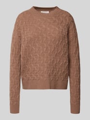 Gebreide pullover van kasjmier met ronde hals van Christian Berg Woman - 43