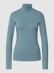 Longsleeve mit Rollkragen Modell 'SIRENE' von Pieces Blau - 34