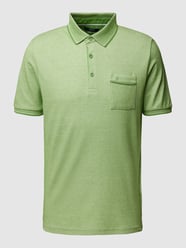 Poloshirt mit Kontraststreifen von HECHTER PARIS Grün - 28