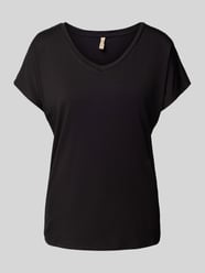 T-Shirt mit Label-Detail Modell 'Marcia' von Soyaconcept - 8