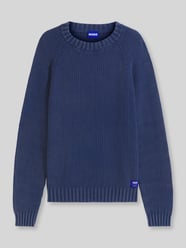 Regular Fit Pullover mit Label-Patch von HUGO Blue - 29