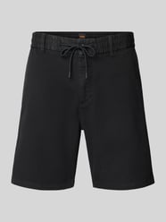 Bermudas mit elastischem Bund von BOSS Orange Schwarz - 31