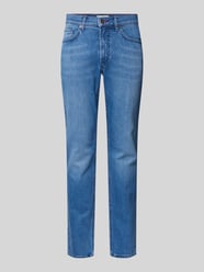 Regular Fit Jeans mit Knopfverschluss von Brax Blau - 16