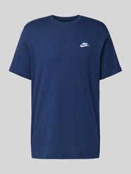 T-Shirt mit Logo-Stitching von Nike Blau - 41
