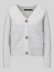 Oversized Strickjacke mit Woll-Anteil Modell 'BOOM' von VERO MODA - 6