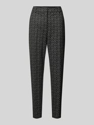 Slim fit stoffen broek met steekzakken van comma - 43