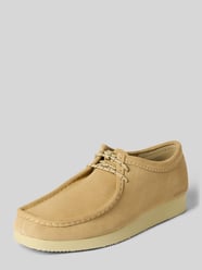 Loafer mit Statement-Prägung Modell 'Wallabee' von Clarks Beige - 1
