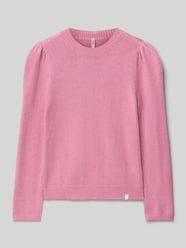 Regular Fit Strickpullover aus Viskose-Mix Modell 'KATIA LIFE' von Only Pink - 5