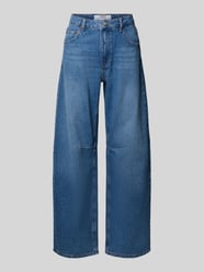 Jeansy o kroju barrel fit z wpuszczanymi kieszeniami model 'ALMA' od Topshop - 4