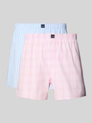 Boxershorts mit elastischem bund im 2er-Pack von Christian Berg Men Pink - 9