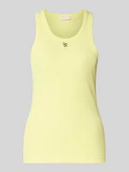 top o kroju slim fit z aplikacją z logo od Liu Jo White - 1