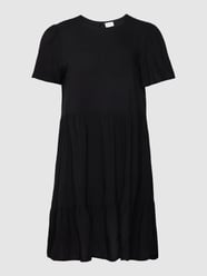 Minikleid mit Knopfverschluss Modell 'Paya' von Vila Schwarz - 5