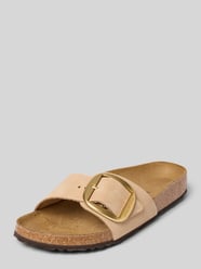 Slides mit Dornschließe Modell 'Madrid' von Birkenstock Beige - 32