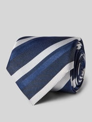 Krawatte mit Label-Detail von BOSS Blau - 17