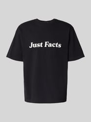 T-Shirt mit geripptem Rundhalsausschnitt von REVIEW - 7
