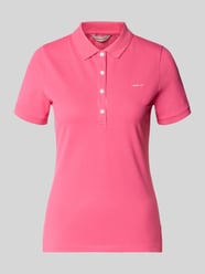 slim fit poloshirt met labelstitching van GANT - 24