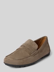 Loafers van leer model 'KOSMOPOLIS RIP' van Geox Beige - 48