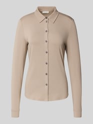 Regular fit overhemdblouse van viscosemix van Marc O'Polo - 7