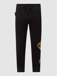 Sweatpants mit Logo-Print  von Versace Jeans Couture Grau / Schwarz - 33