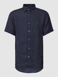 Regular fit vrijetijdsoverhemd van puur linnen in denimlook van Tommy Hilfiger Blauw / turquoise - 3