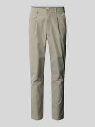 Tapered Fit Chino mit Bundfalten von Colours & Sons - 39