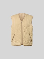 Relaxed Fit Weste in Stepp-Optik von MM6 Maison Margiela Beige - 21