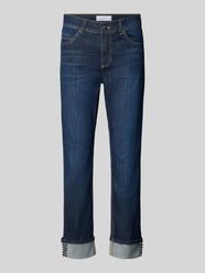 jeansy o kroju slim fit z mieszanka bawełny model 'Cira Glow' od ANGELS - 37