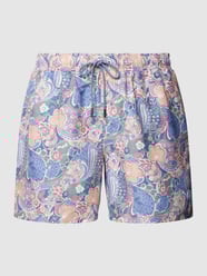 Zwembroek met all-over print van Colours & Sons Blauw / turquoise - 3