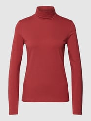 Shirt met lange mouwen en col van edc By Esprit Oranje - 47