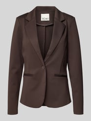 Żakiet o kroju slim fit z lamowanymi kieszeniami model ‘KATE’ od ICHI - 20