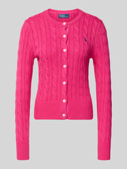 Slim Fit Strickjacke mit Logo-Stitching von Polo Ralph Lauren - 47
