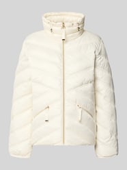 Gewatteerd jack met opstaande kraag en ritszakken van Christian Berg Woman Selection - 32