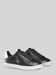 Sneakersy z naturalnej skóry z wytłaczanym logo od CK Calvin Klein - 29