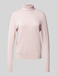 Gebreide pullover met ribboorden van Christian Berg Woman Roze - 9