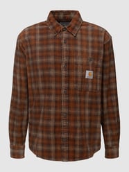 Hemdjacke in Cord-Optik Modell 'FLINT' von Carhartt Work In Progress Braun - 21